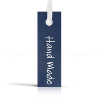 Комплект бірок "Hand made" сині/зелені 11*3,5 см