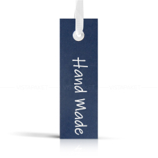 Комплект бірок "Hand made" сині/зелені 11*3,5 см