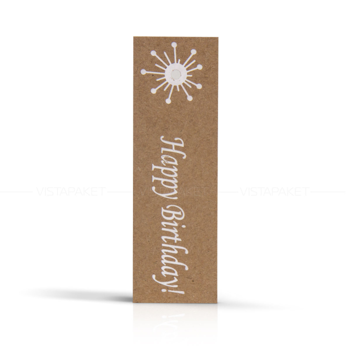 Комплект бірок "Happy Birthday"  11*3,5 см