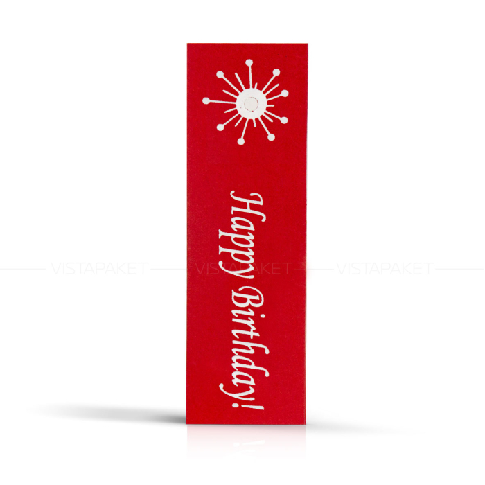 Комплект бірок "Happy Birthday"  11*3,5 см