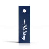 Комплект бірок "Happy Holidays" сині/зелені 11*3,5 см