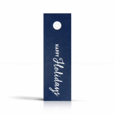 Комплект бірок "Happy Holidays" сині/зелені 11*3,5 см