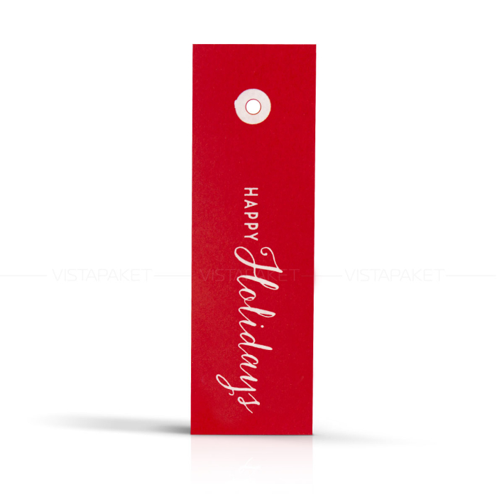Комплект бірок "Happy Holidays" 11*3,5 см
