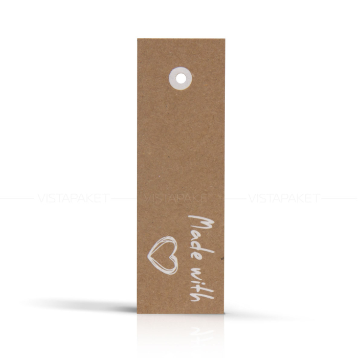 Комплект бірок "Made with" 11*3,5 см