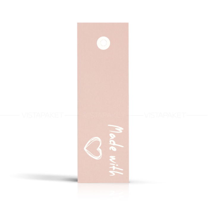 Комплект бірок "Made with" 11*3,5 см