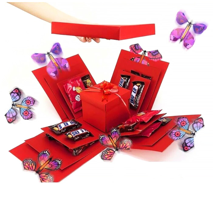 Коробка-сюрприз чорна