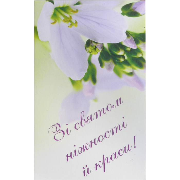 Бирка поздравительная 9*5 см