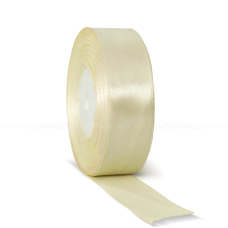 Декоративна атласна стрічка crema