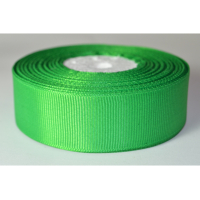 Декоративна репсова стрічка світло-зелена