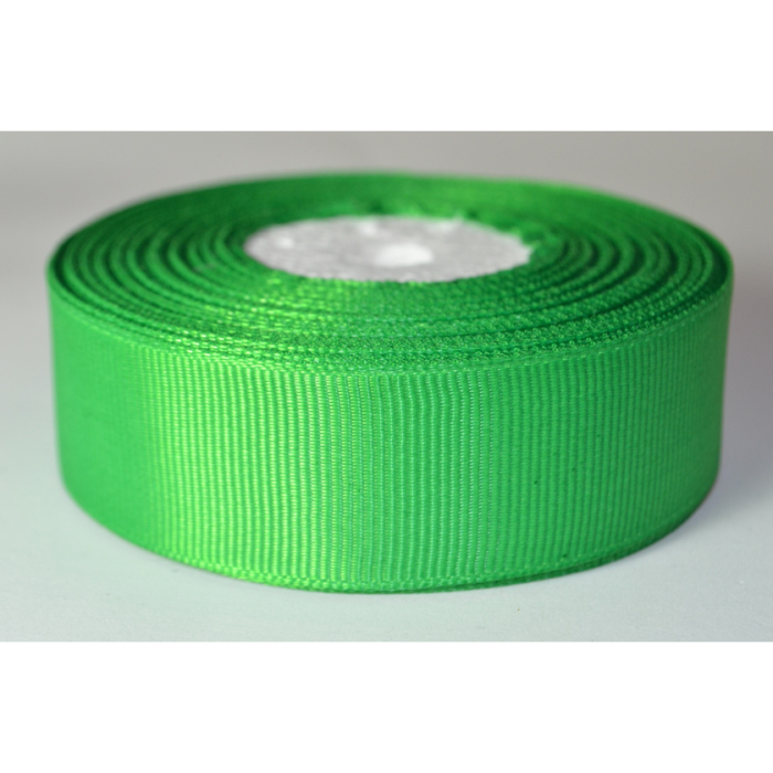 Декоративна репсова стрічка світло-зелена