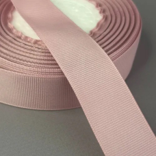 Декоративна репсова стрічка світло-рожева
