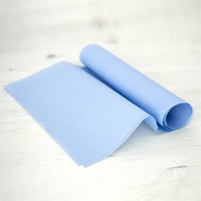 Пакувальний папір тішью світло-блакитний