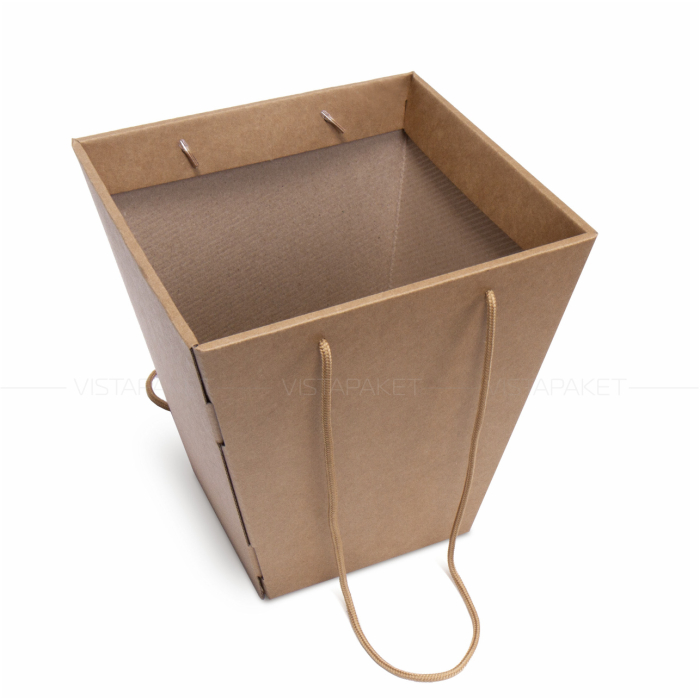 Коробка для квітів крафтова