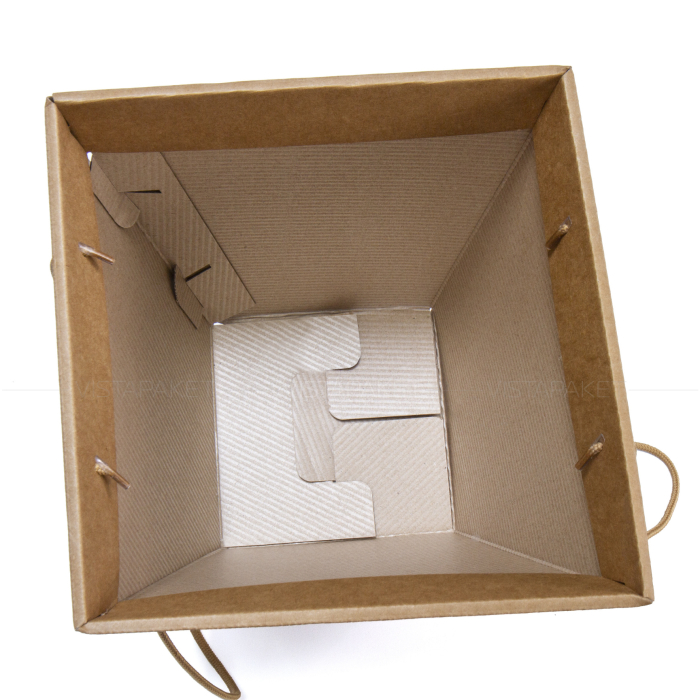 Коробка для квітів крафтова