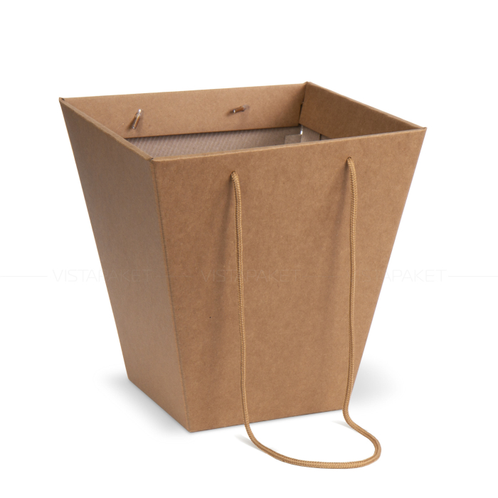 Коробка для квітів крафтова