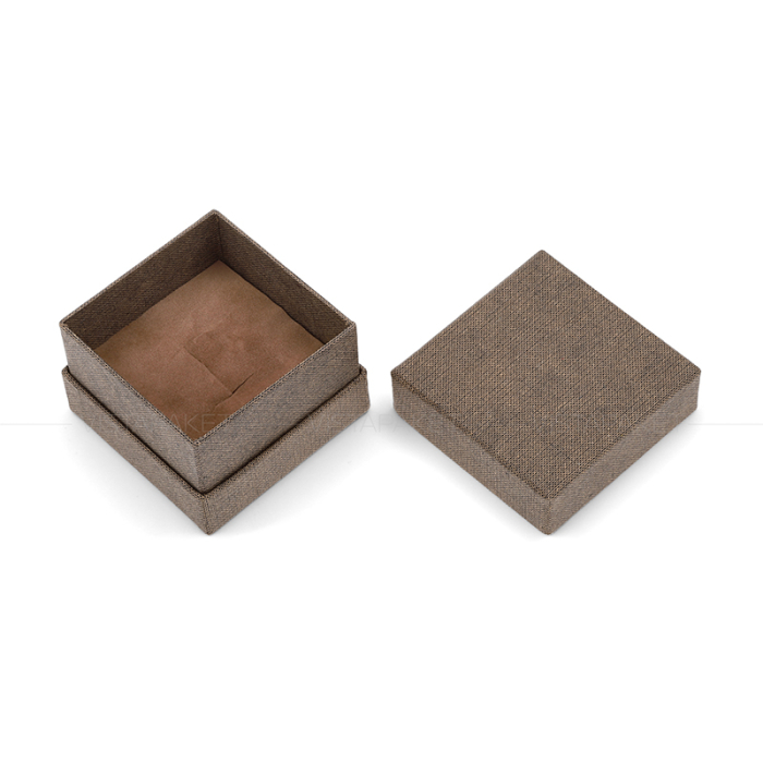 Ювелірна подарункова коробка коричнева