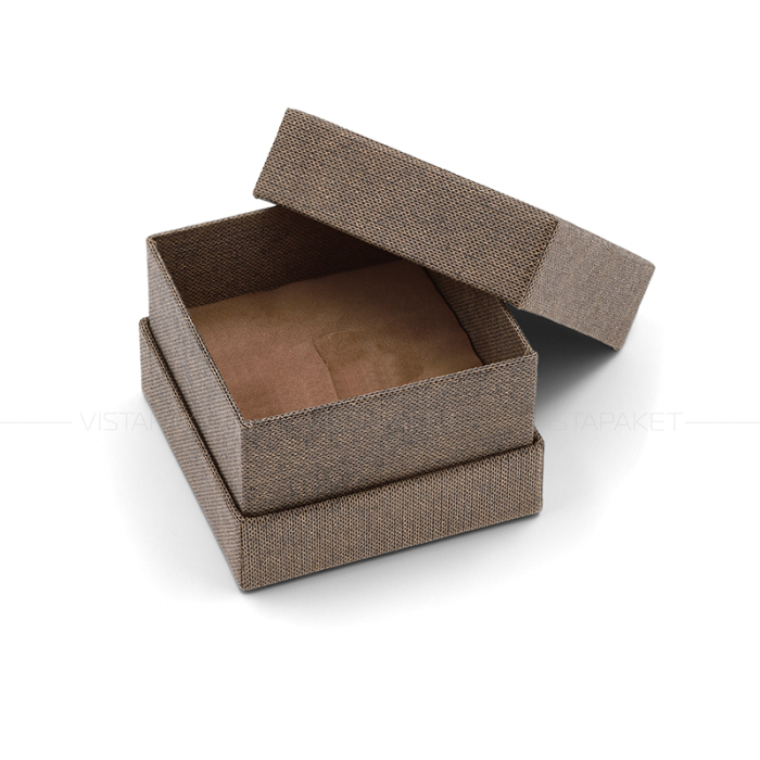 Ювелірна подарункова коробка коричнева