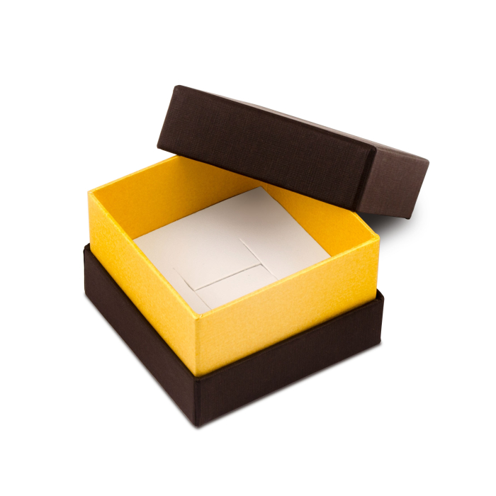 Ювелірна подарункова коробка коричнева