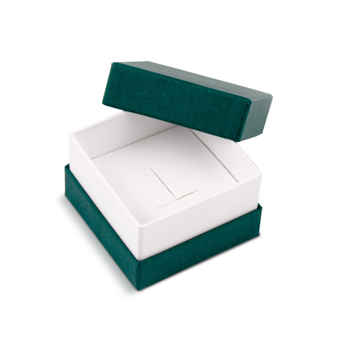 Ювелірна подарункова коробка зелена