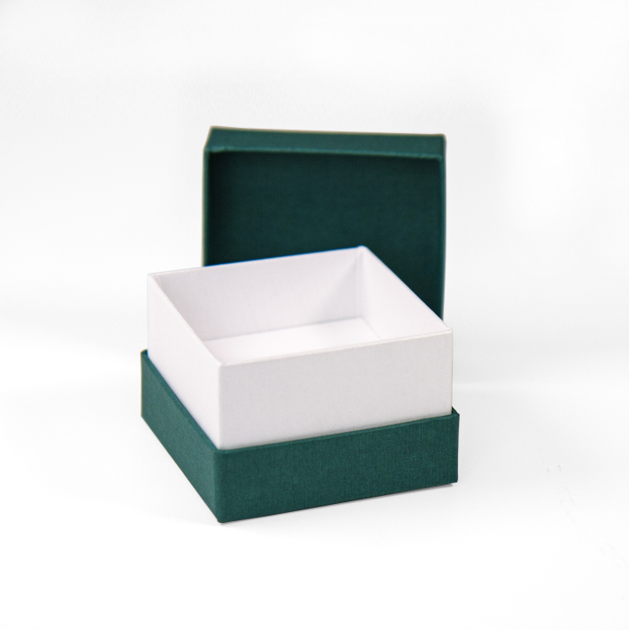 Ювелірна подарункова коробка зелена