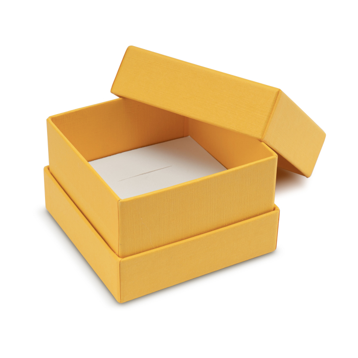 Ювелірна подарункова коробка жовта