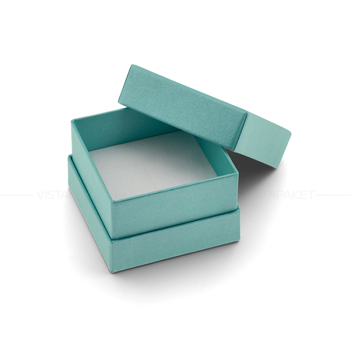 Ювелірна подарункова коробка бірюзова