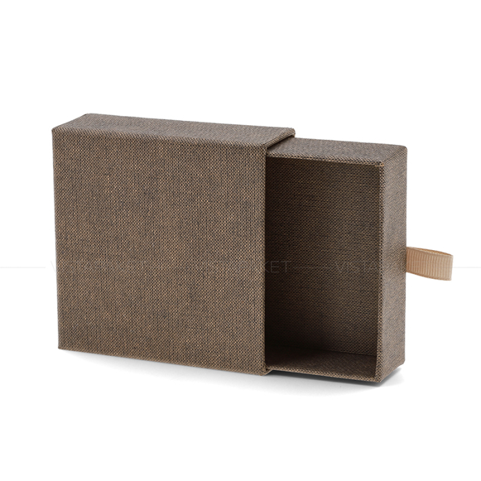 Ювелірна подарункова коробка коричнева