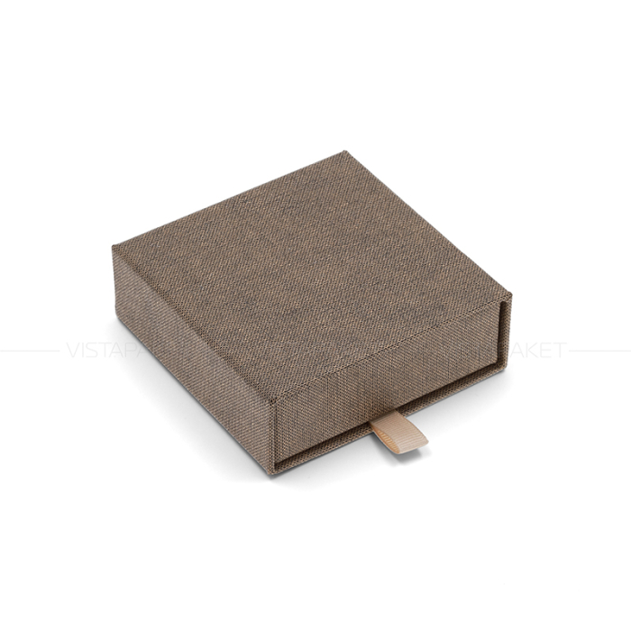 Ювелірна подарункова коробка коричнева