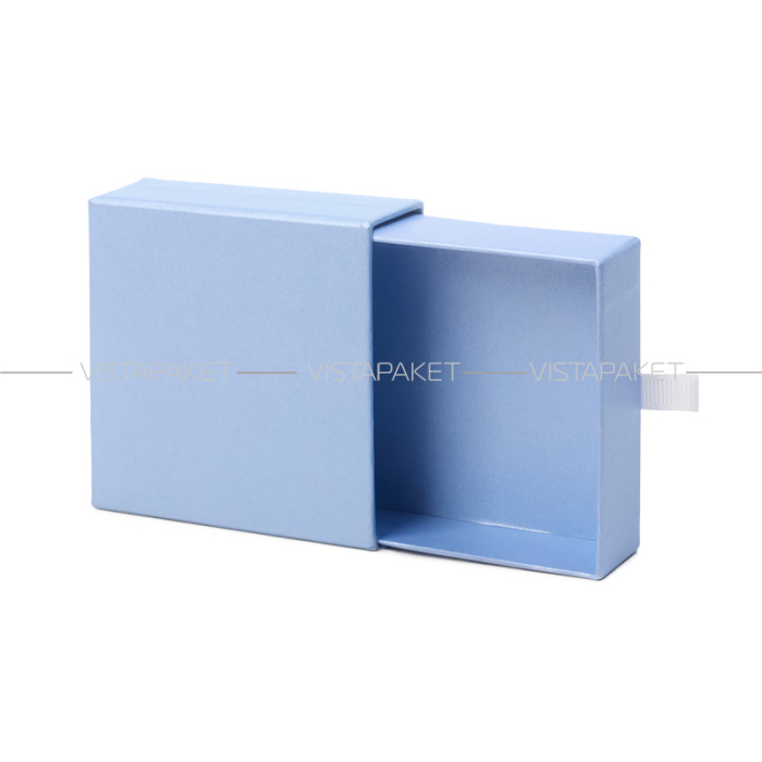 Ювелірна подарункова коробка блакитна