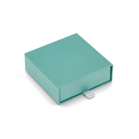 Коробка 9 x 9 x 3 см бирюзова