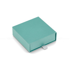 Коробка 9 x 9 x 3 см бирюзова