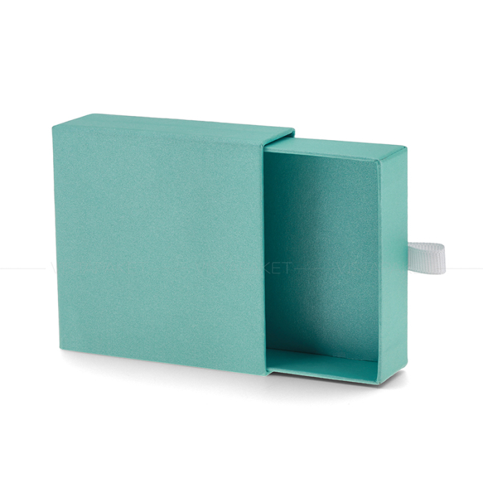 Ювелірна подарункова коробка бирюзова