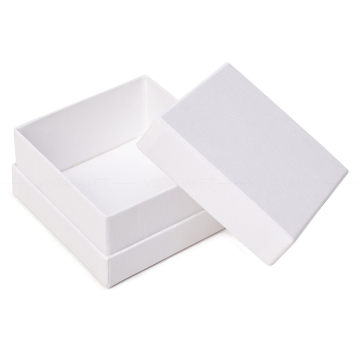 Ювелірна подарункова коробка біла