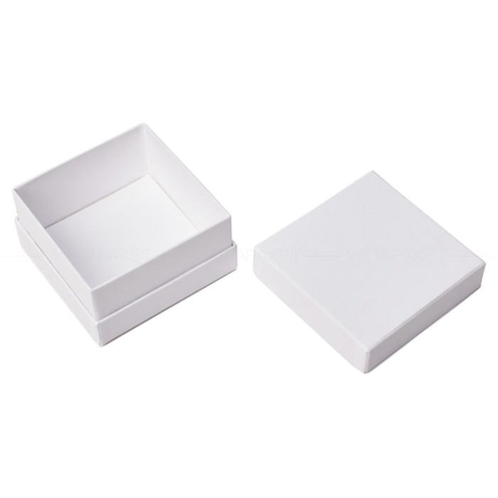 Ювелірна подарункова коробка біла