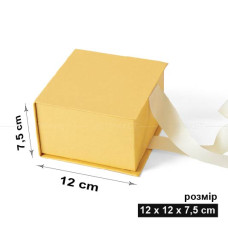 Коробка 12 x 12 x 7,5 см золото