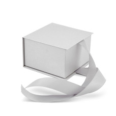 Коробка 12 x 12 x 7,5 см срібна