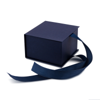 Коробка 12 x 12 x 7,5 см синя