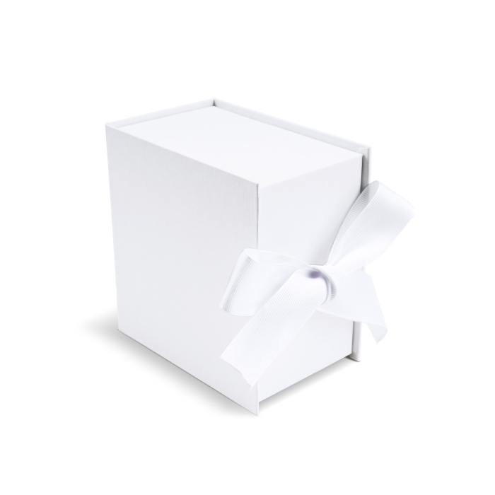 Подарункова ювелірна коробка біла