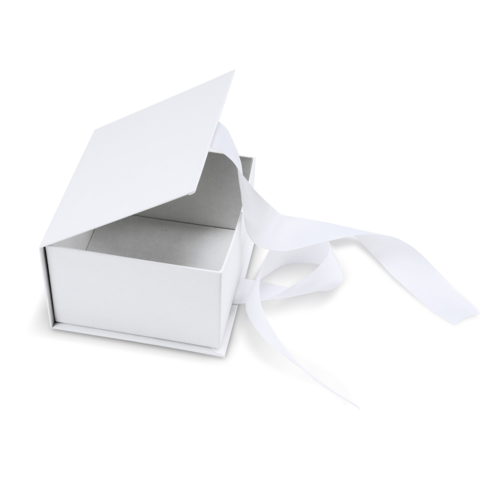 Подарункова ювелірна коробка біла