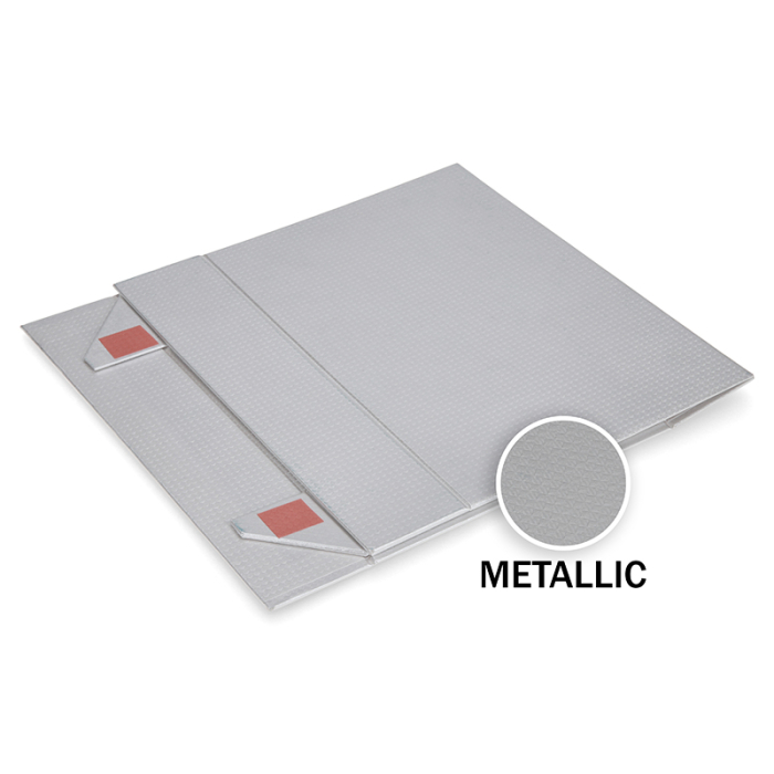 Подарункова коробка з палітурного картону сіра-ромб