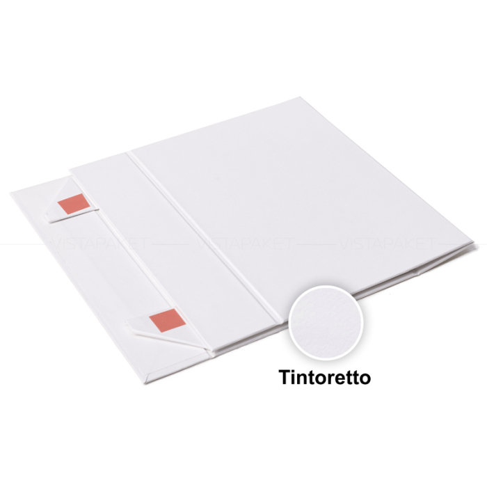 Подарункова коробка з палітурного картону біла