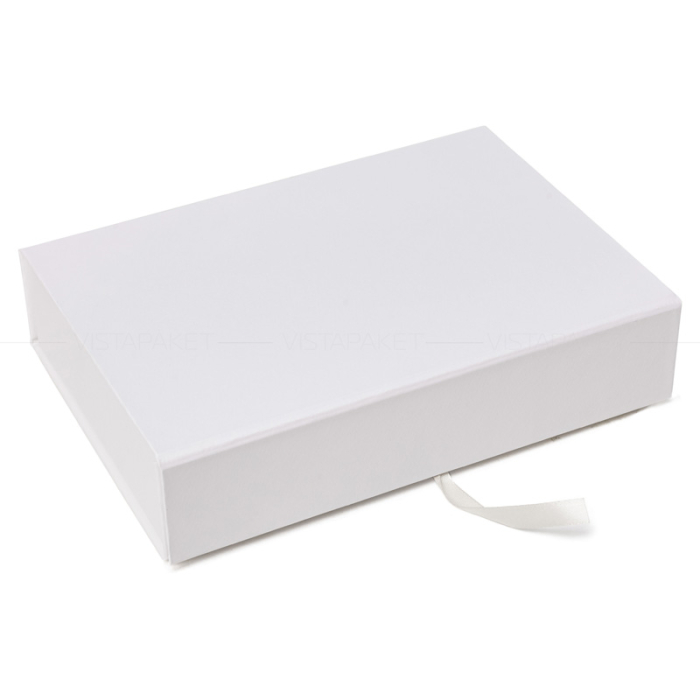 Подарункова коробка з палітурного картону біла