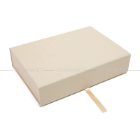 Коробка 24x17x6 см бежова