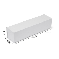 Коробка пенал  36 x 9 x 8 см білий