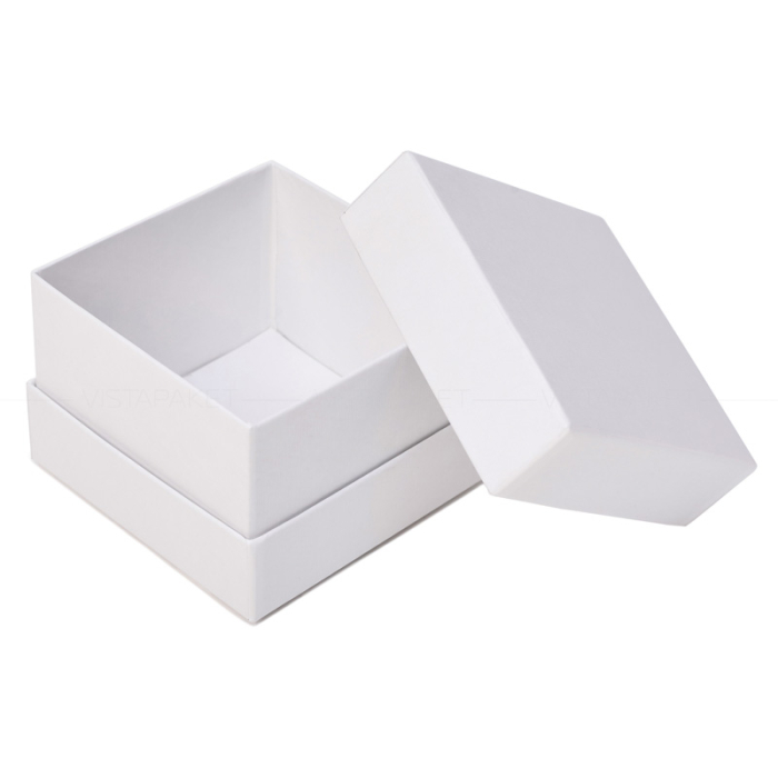 Ювелірна подарункова коробка біла