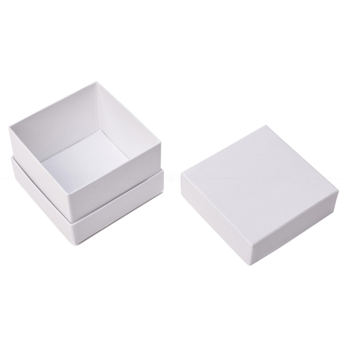 Ювелірна подарункова коробка біла