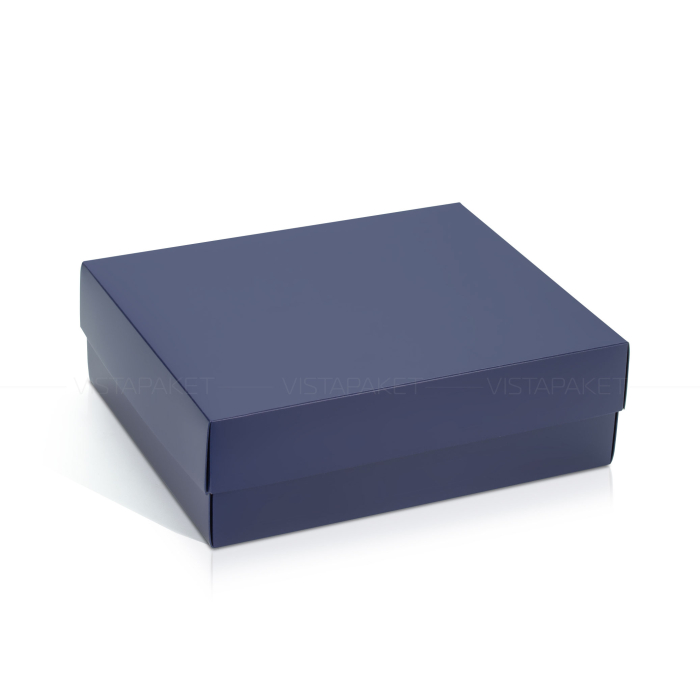 Подарункова коробка темно-синя