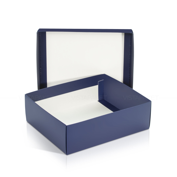 Подарункова коробка темно-синя