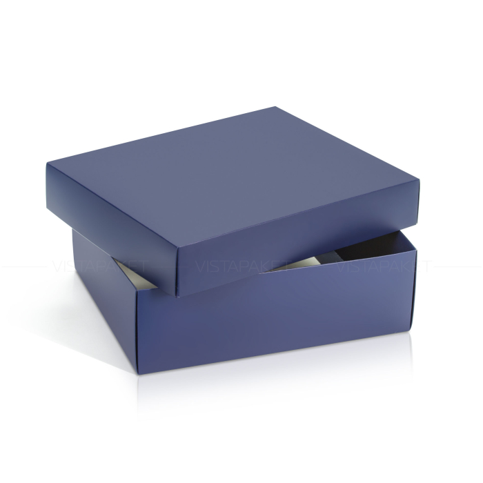 Подарункова коробка темно-синя