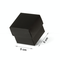 Коробка 5x5x4.5 см черная 